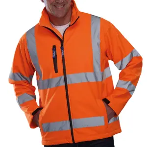 Yoko Mens Hi-Vis Sofshell Jacket (Pack of 2)