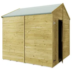 Store More Tongue and Groove Apex Shed - 8x8 Windowless