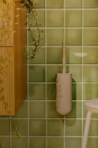 Cosmic Wall Hanging Toilet Brush Holder Terracotta Geyser