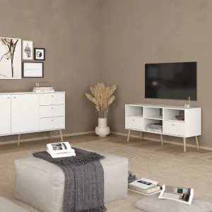 Cumbria TV-Unit with 2 Drawers