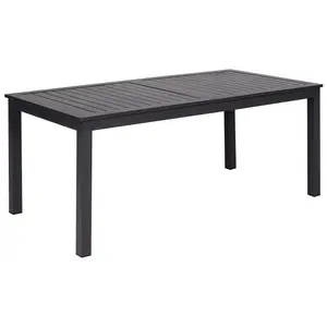 Garden Table Synthetic Material Dark Grey SKALOMA