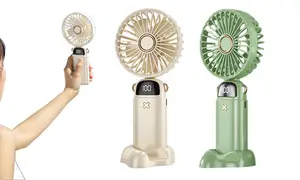 Portable Digital Display Handheld Fan