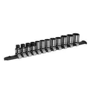 Sealey Socket Set 12pc 3/8"Sq Drive Metric - Black Series AK7992