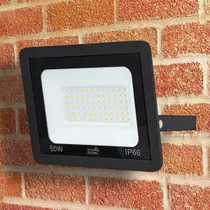 50W LED Security Light - Ip66 Floodlight - Energy-efficient And Wide Application - Cool White Waterproof Light