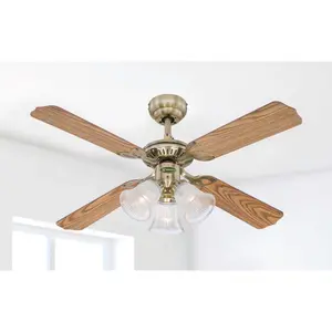 Isanti 105cm Ceiling Fan with Light Kit