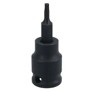 T10 Male Torx Star Impact Impacted Shallow Short Bit Socket 3/8in drive