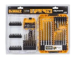 Dewalt DT70760 68 PC Extreme Metal Masonry Drill Bit Set Medium Tough Case Tstak