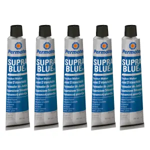 RTV Silicone Instant Gasket Maker Blue High Temperature Sealant 5x80ml