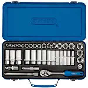 Draper 3/8" Sq. Dr. Metric Socket Set 37 Piece 16367