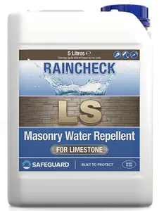 Raincheck Limestone Sealer 5 Litre - Breathable, Colourless Water Seal for Limestone