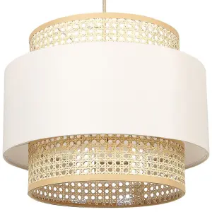 Pendant Lamp Beige and Natural YUMURI