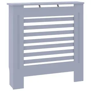 Berkfield MDF Radiator Cover Grey 78 cm