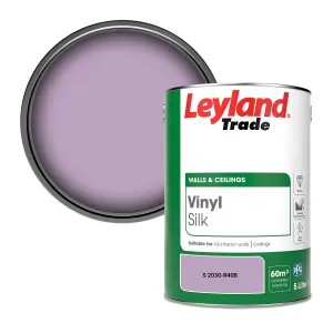 Leyland Trade Vinyl Silk Walls & Ceilings Emulsion Paint (S 2030-R40B) - 5L