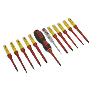 Sealey Screwdriver Set 13pc Interchangeable - VDE Approved AK6128