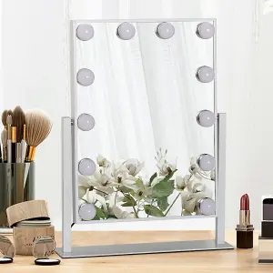 Hollywood Makeup Mirror with 12 Lights Smart Lighted Touch Control Screen 360 Degree