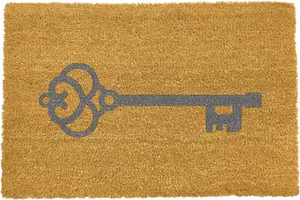 Grey Elegantly Simple Key Doormat