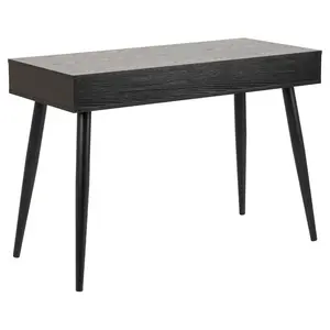 Casson Metal Base Writing Desk Black