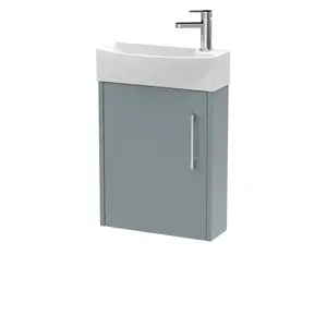 Juno 450mm Free-standing Cloakroom Vanity Coastal Grey