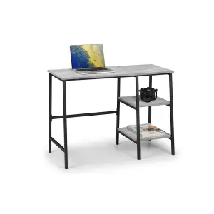 Stylish Concrete Effect Office Desk