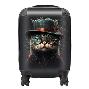 Cat Splashart Suitcase - Small