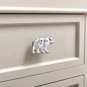 Melody Maison Antique White Bear Drawer Knob