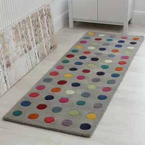 Asiatic Funk Spotty Multi Rug-150cm (Circle)