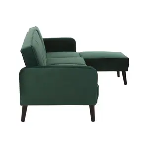 Interiors by Premier Serene 3 Seat Green Sofa Bed