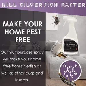 Karlsten Silverfish Killer Spray Fast Effective Quality Silverfish Killer 500 ml Non staining