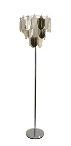 Lighting123 Ferndale Floor Lamp E27 Bulb Cap for Living Room Bedroom Office