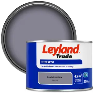 Leyland Trade Vinyl Matt Walls & Ceilings Emulsion Paint Purple Symphony (PPG1172-5) 350ml Tester