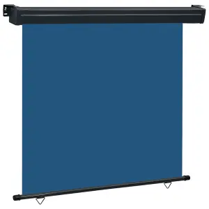 Berkfield Balcony Side Awning 160x250 cm Blue