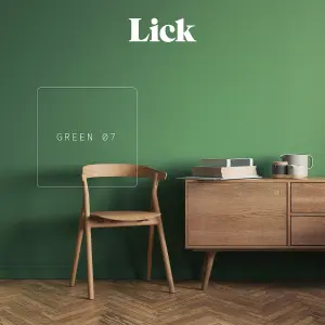 Lick Green 07 Matt Emulsion paint, 2.5L