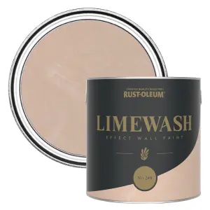 Rust-Oleum Pink Limewash Effect Wall Paint - No.249 2.5L