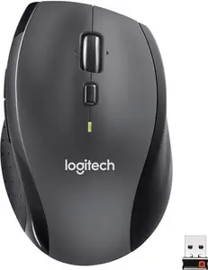 Logitech M705 Marathon Wireless Mouse, 2.4 Ghz USB Unifying Receiver, 1000 DPI, 5-Programmable Buttons, 3-Year Battery, Compatible With PC, Mac,