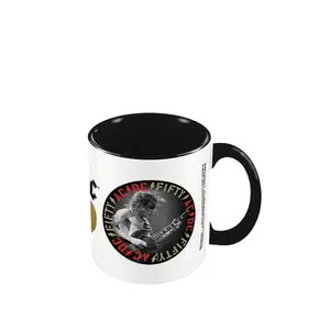 AC/DC Inner Two Tone 50th Anniversary Mug Black/White/Gold (One Size)