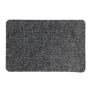 Flooring Grey Plain Scraper mat, 60cm x 40cm