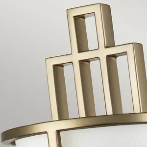 Luminosa Fusion Flush Wall Lamp, Painted Natural Brass