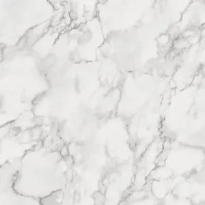 Marblesque Plain Marble Wallpaper White Fine Decor FD42274