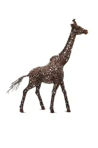 Bronze Garden Giraffe Sculpture