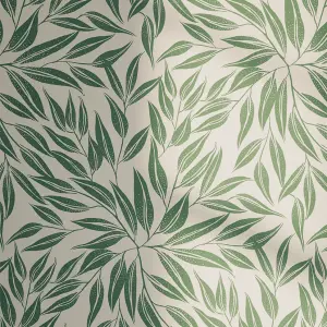 Lick White & Green Botanical 03 Textured Wallpaper Sample