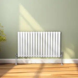 Oval Radiator - 600 x 1020mm - White