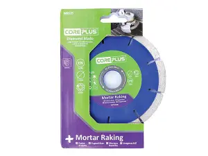 CorePlus MR125 Mortar Raking Diamond Blade 125mm