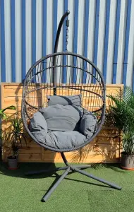 2 x Pagoda Bali Single Hanging Egg Chair