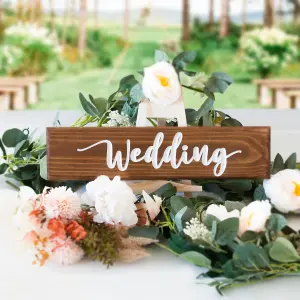 Peak Heritage Engraved Wooden Wedding Sign 40cm - Wedding