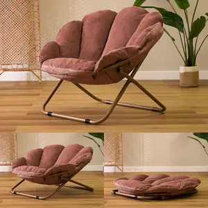 icon Toro Velvet Accent Chair Pink Folding Chair