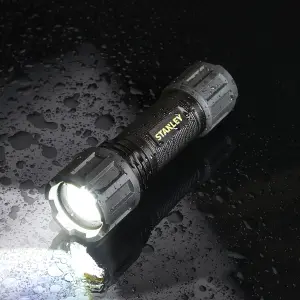 Stanley Black 600lm LED Battery-powered Torch