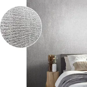 Galerie Air Collection Grey Weave Effect Sheen Textured Wallpaper Roll