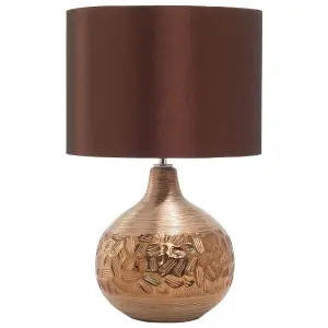 Beliani Traditional Table Lamp Brown YAKIMA