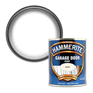 Hammerite White Gloss Garage door paint, 750ml