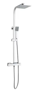 Keenware KBS-013 Raglan Square Thermostatic Shower System : Chrome